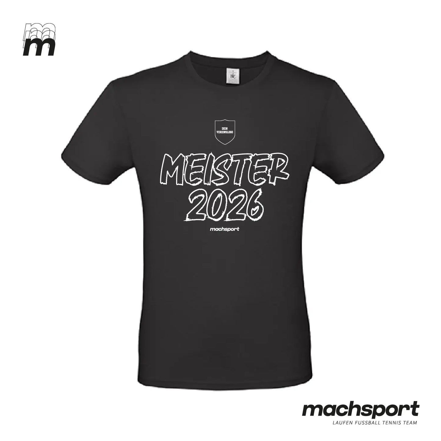 Meistershirt Dynamic schwarz - machsport