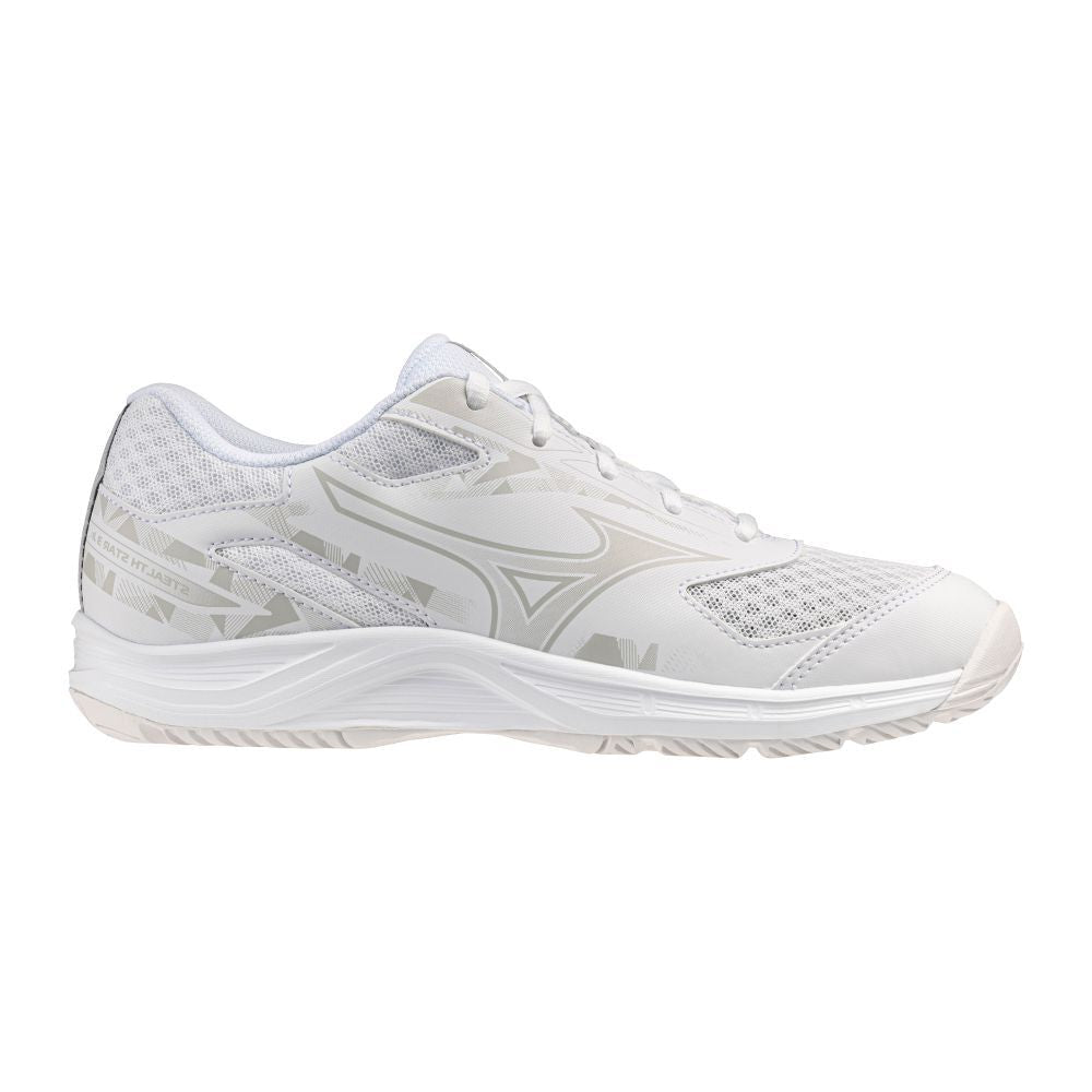 Mizuno Kinderhallenschuhe Stealth Star 3, weiß – Bild 