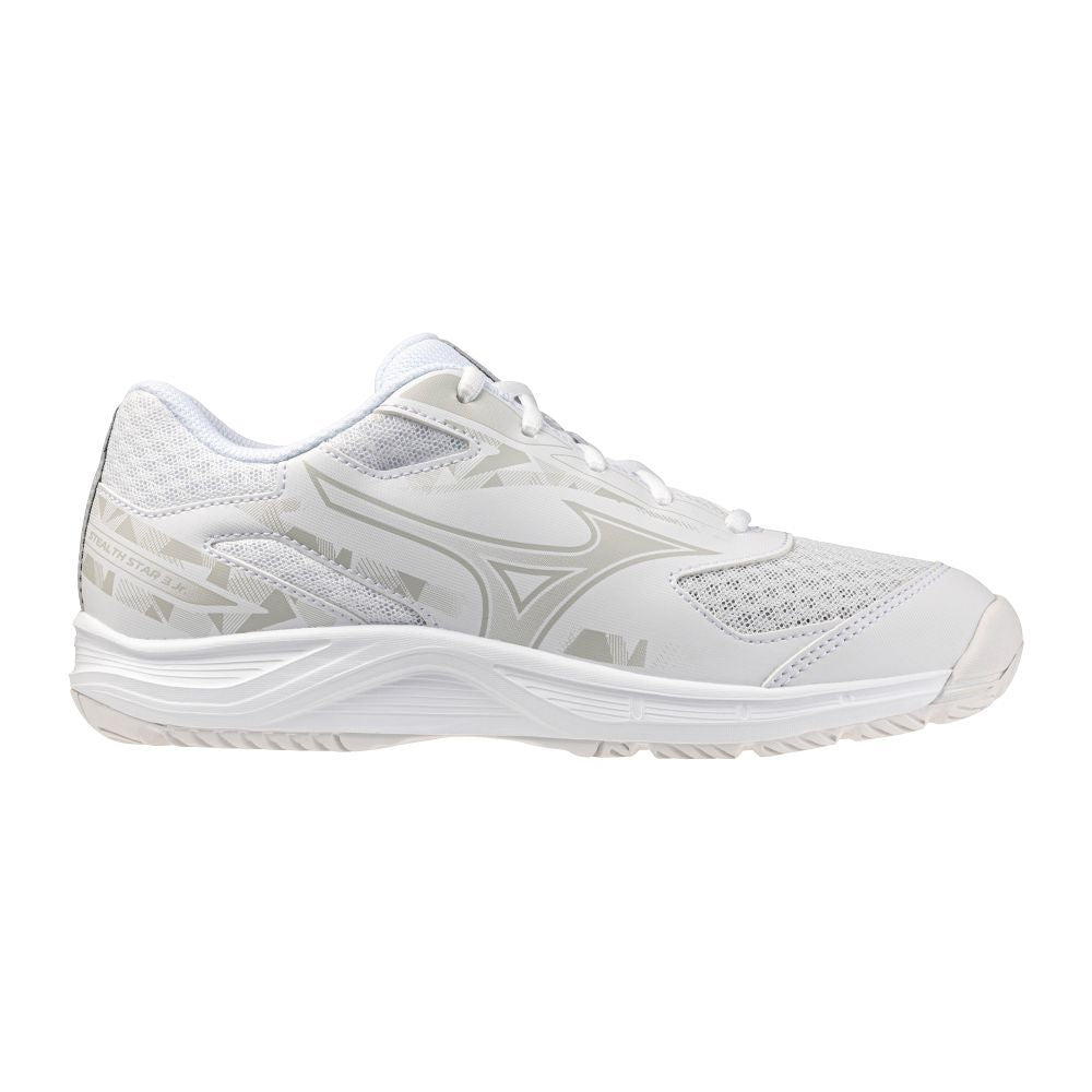 Mizuno Kinderhallenschuhe Stealth Star 3, weiß – Bild 