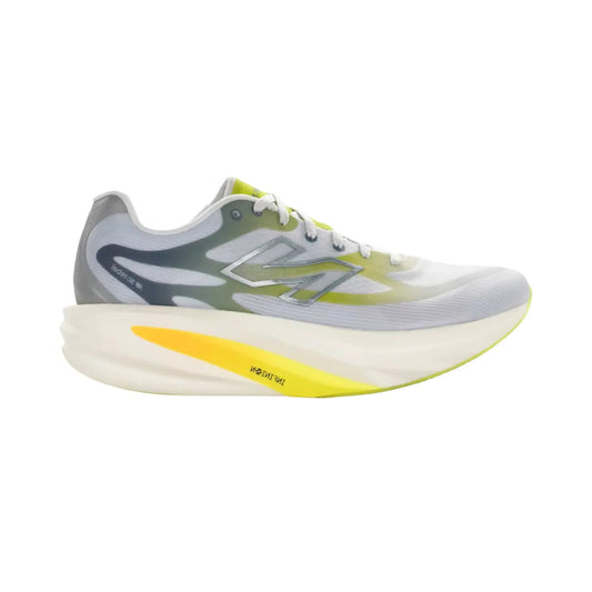 New Balance Herrenlaufschuhe Supercomp Rebel, fresh air mit alkaline green – hellgrau / 42