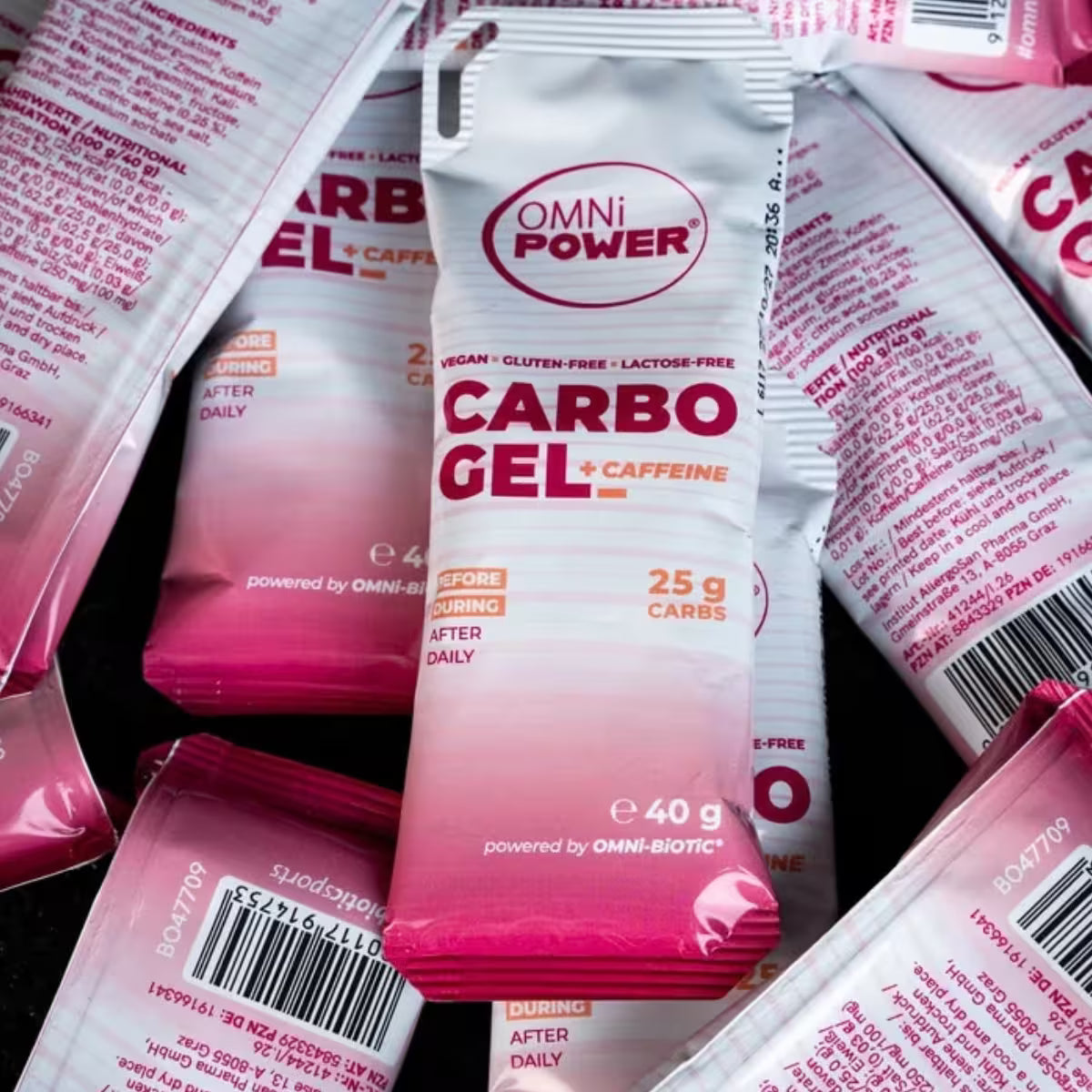 OMNi-POWER® Carbo Gel neutral + Coffein 40g – Bild 