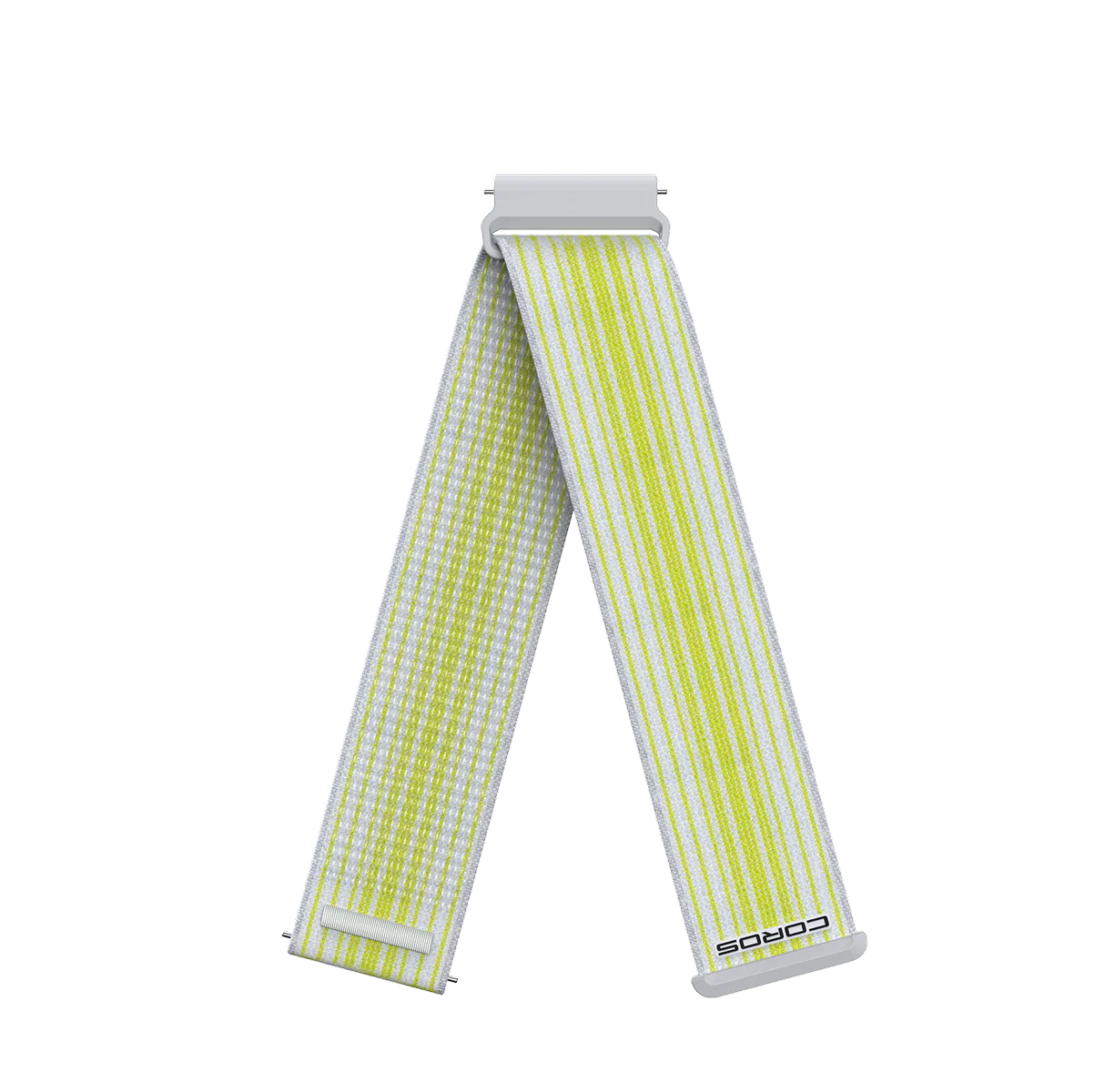 Coros Ersatzarmband, 22mm Nylon, weiss gestreift – Bild 