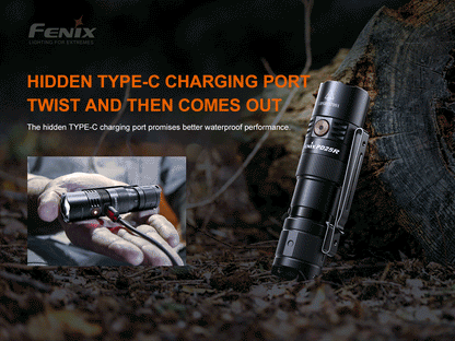 Fenix PD25R Kompakte, wiederaufladbare Taschenlampe, 800 Lumen