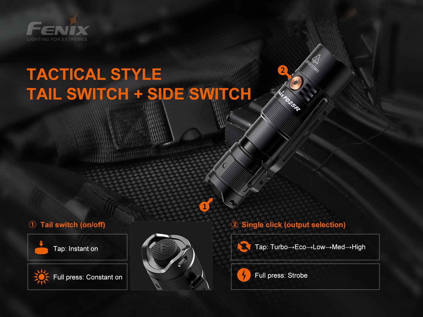 Fenix PD25R Kompakte, wiederaufladbare Taschenlampe, 800 Lumen – Bild 