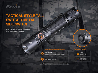 Fenix PD35 V3.0 Neue Generation der taktischen Taschenlampe, 1700 Lumen