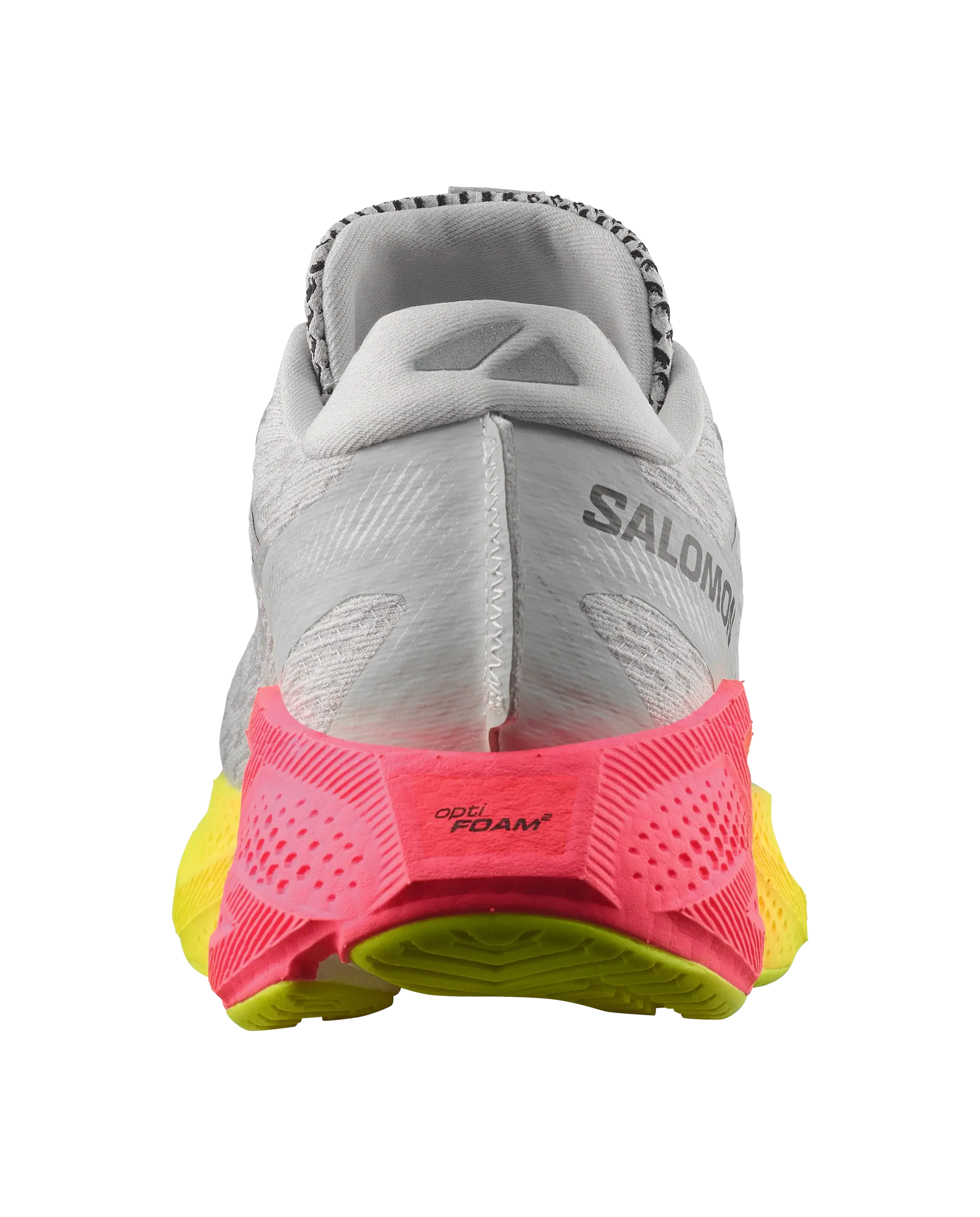 Salomon Herrenlaufschuhe Aero Glide 4 Gradient, Gray Violet / Safety Yellow / Black – Bild 