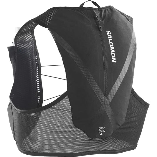 Salomon Laufrucksack Gravel Skin 4 Set – schwarz / S