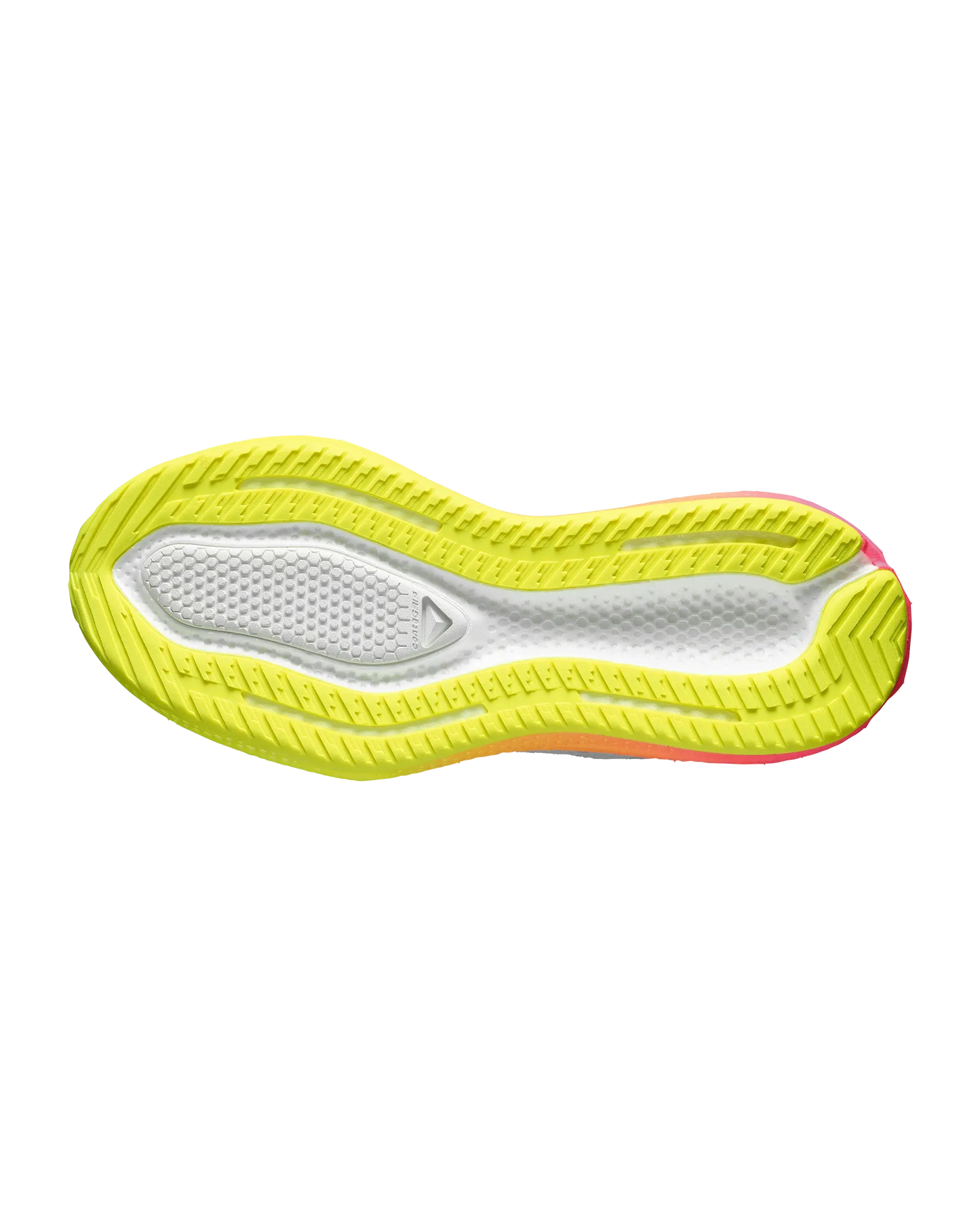 Salomon Herrenlaufschuhe Aero Glide 4 Gradient, Gray Violet / Safety Yellow / Black
