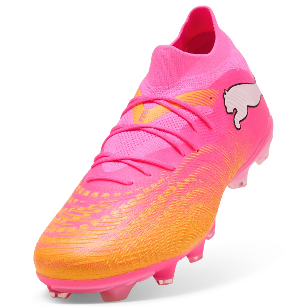Puma Fußballschuhe Future 9 Match FG/AG, Poison Pink-Sun Stream-Bright Aqua-Puma White – Bild 