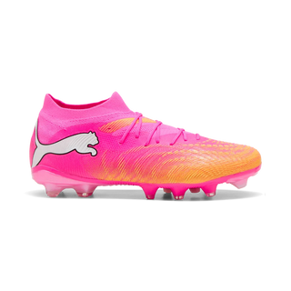 Puma Fußballschuhe Future 9 Match FG/AG, Poison Pink-Sun Stream-Bright Aqua-Puma White