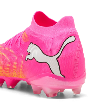 Puma Fußballschuhe Future 9 Match FG/AG, Poison Pink-Sun Stream-Bright Aqua-Puma White