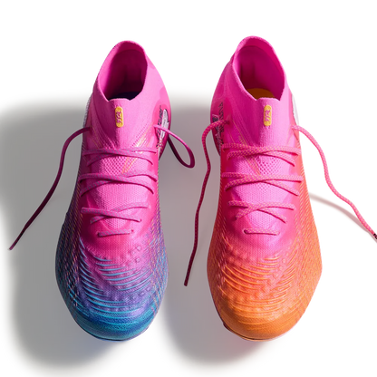Puma Fußballschuhe Future 9 Ultimate FG, Poison Pink-Sun Stream-Bright Aqua-Puma White