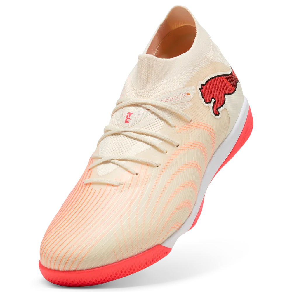 Puma Fußballschuhe Future  9 Match IT, Sugared Almond-PUMA White-Ultra Red-PUMA Black