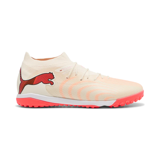 Puma Fußballschuhe Future 9 Match TT, Sugared Almond-Puma White-Ultra Red-Puma – rot / 41