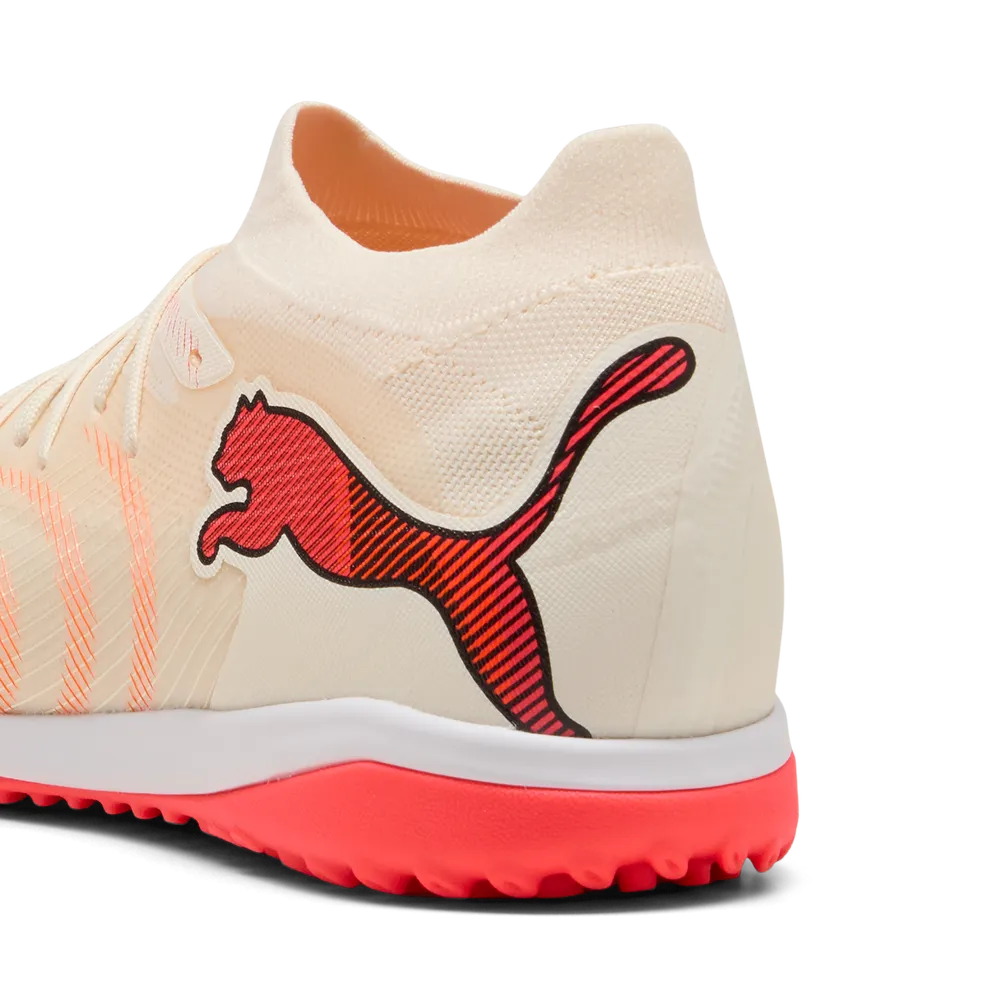 Puma Fußballschuhe Future 9 Match TT, Sugared Almond-Puma White-Ultra Red-Puma – Bild 