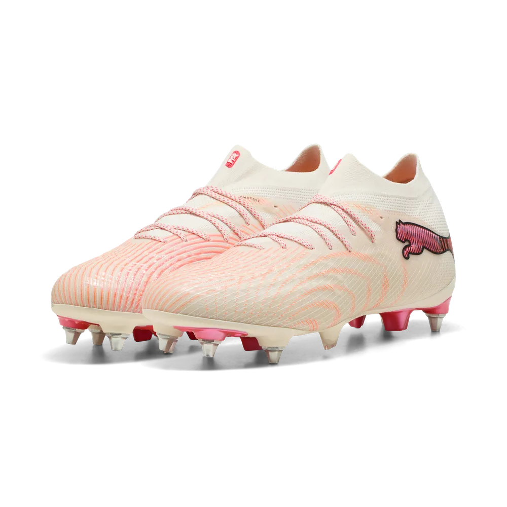 Puma Fußballschuhe Future 9 Ultimate MxSG, Almond-Puma White-Ultra Red-Puma Black – Bild 