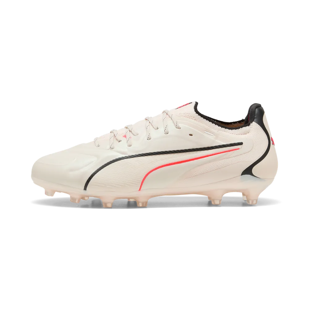 Puma Fußballschuhe King 20 Ultimate FG, Sugared Almond-PUMA Black-Ultra Red
