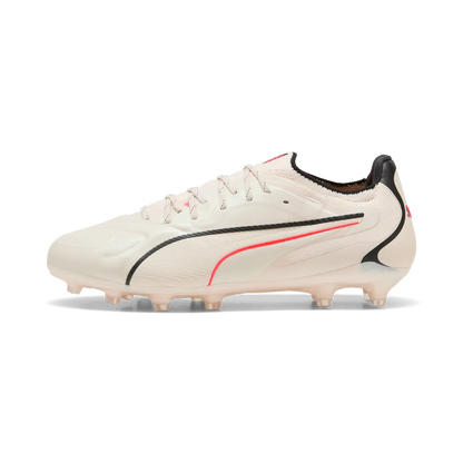 Puma Fußballschuhe King 20 Ultimate FG, Sugared Almond-PUMA Black-Ultra Red