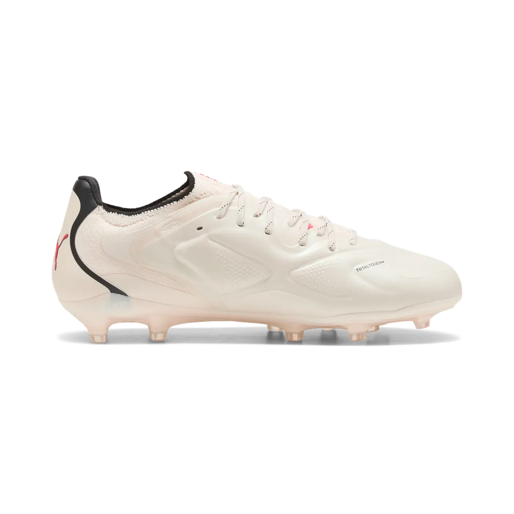 Puma Fußballschuhe King 20 Ultimate FG, Sugared Almond-PUMA Black-Ultra Red – Bild 