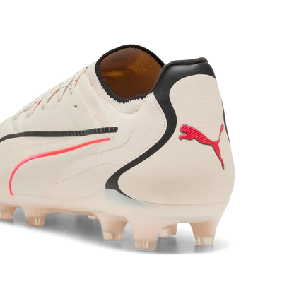 Puma Fußballschuhe King 20 Ultimate FG, Sugared Almond-PUMA Black-Ultra Red