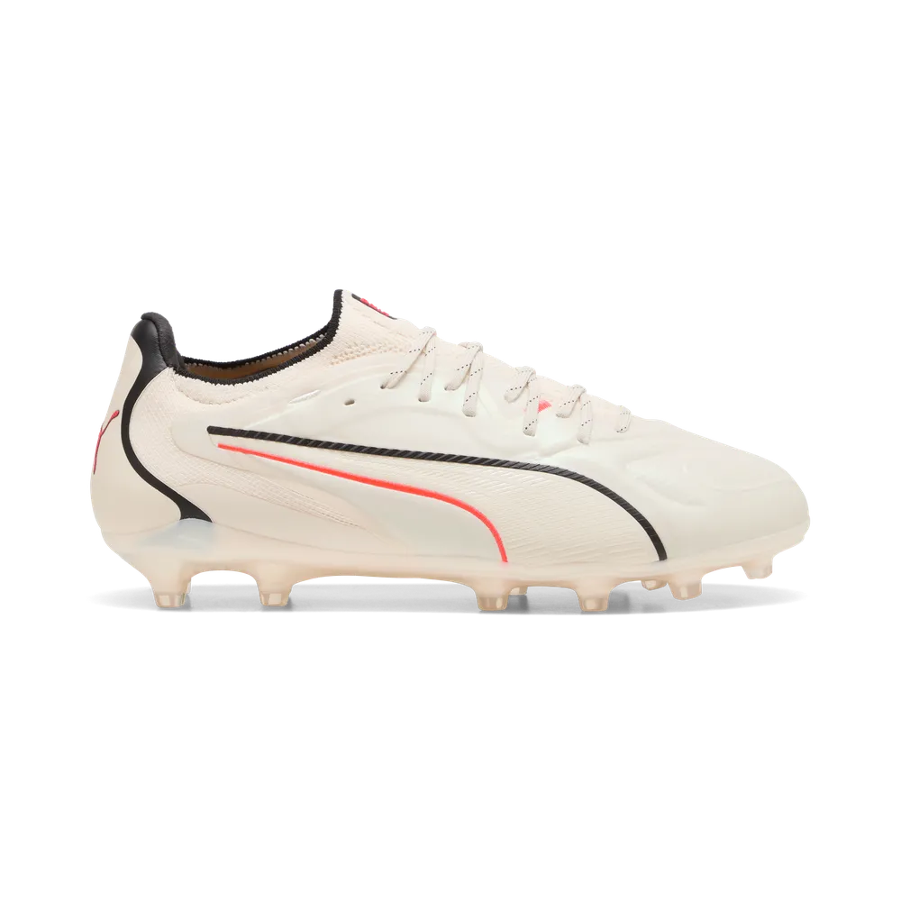 Puma Fußballschuhe King 20 Ultimate FG, Sugared Almond-PUMA Black-Ultra Red