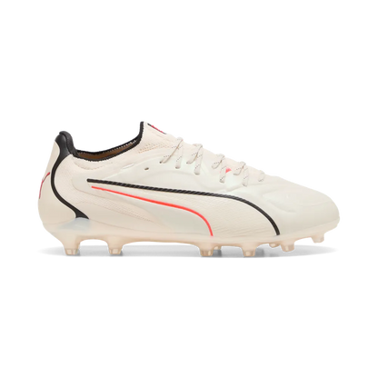 Puma Fußballschuhe King 20 Ultimate FG, Sugared Almond-PUMA Black-Ultra Red
