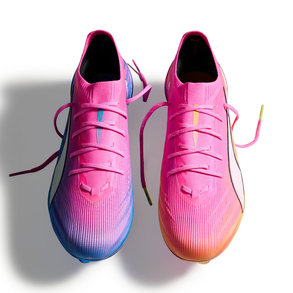 Puma Fußballschuhe Ultra 6 Ultimate FG, Poison Pink-PUMA White-Sun Stream-Bright Aqua