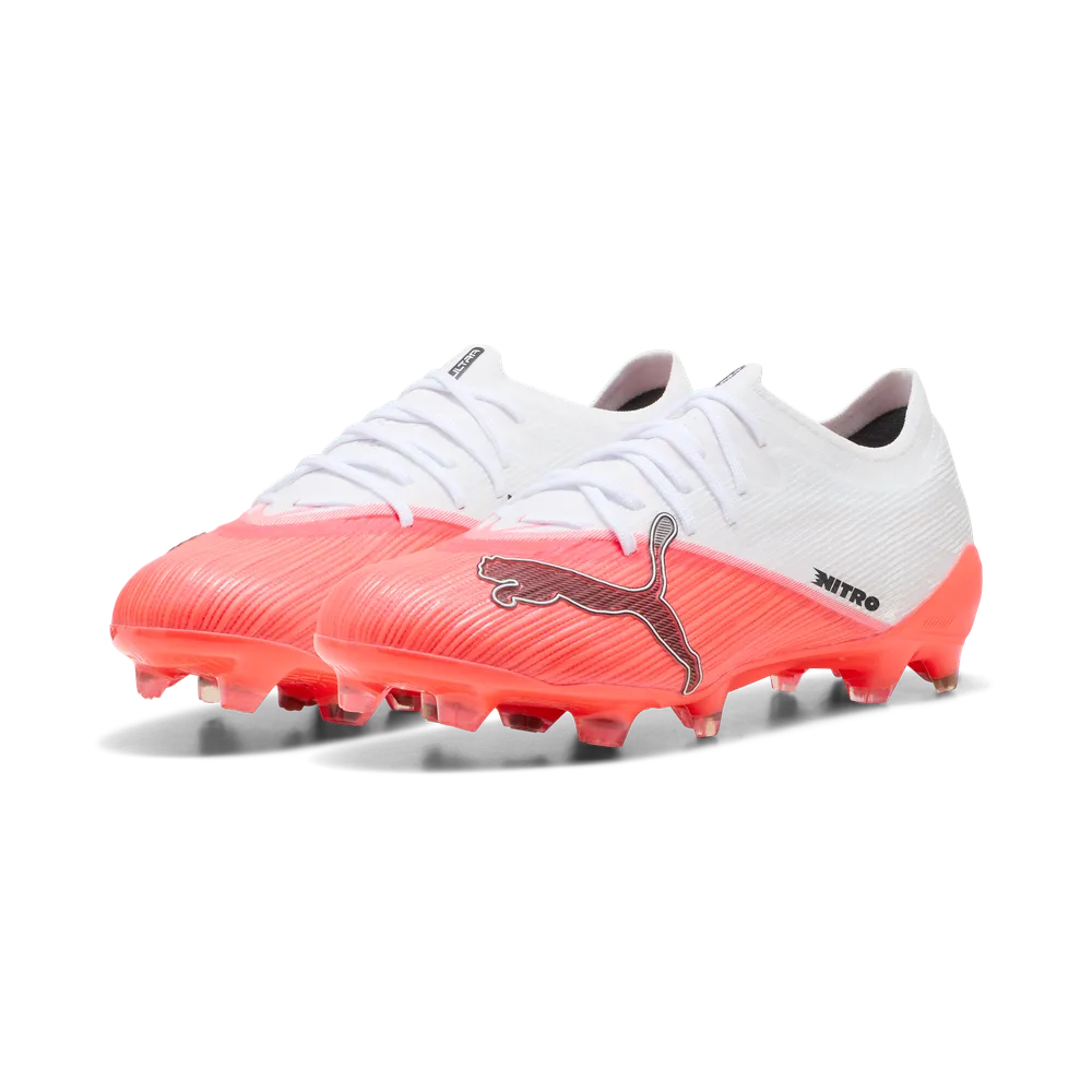 Puma Fußballschuhe Ultra Nitro 7 Pro FG, Ultra Red-Puma Black-Puma White – Bild 