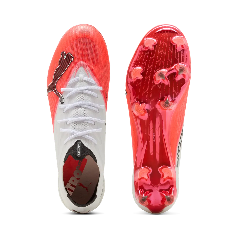 Puma Fußballschuhe Ultra Nitro 7 Ultimate FG, Ultra Red-PUMA Black-PUMA White – Bild 