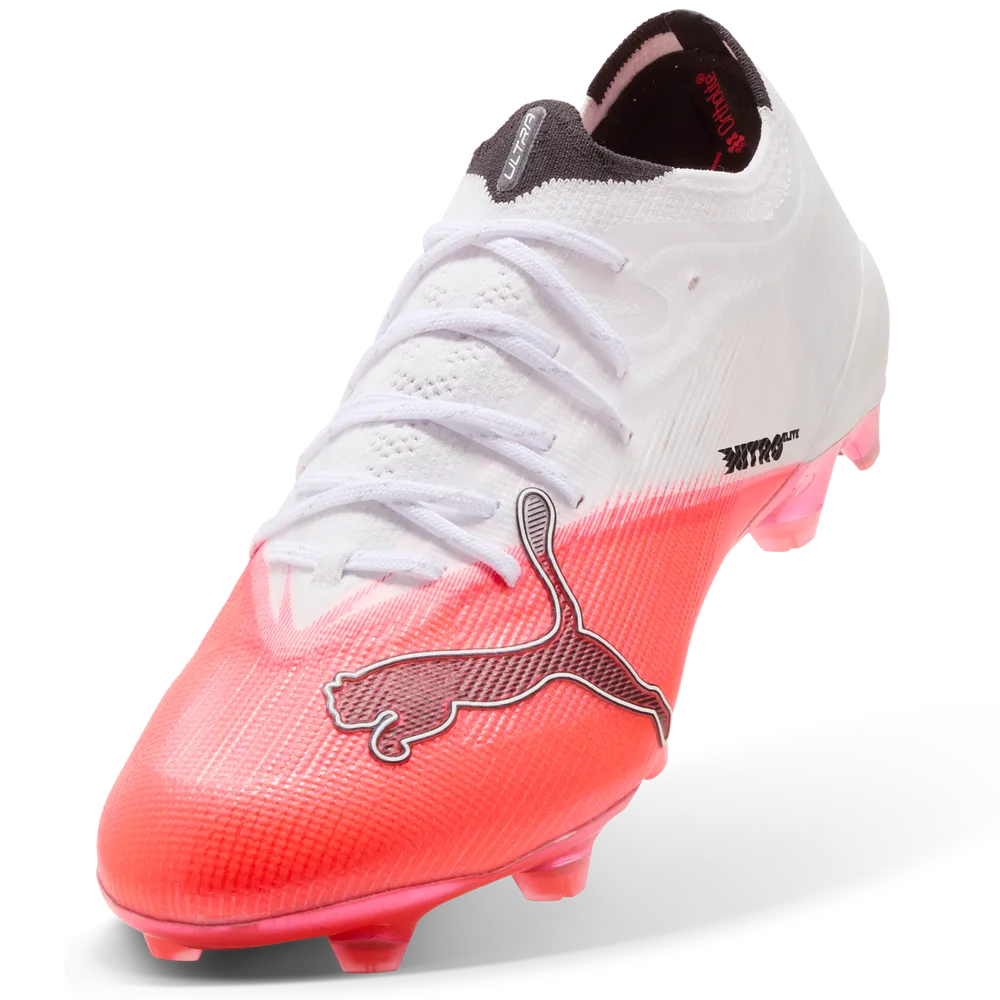 Puma Fußballschuhe Ultra Nitro 7 Ultimate FG, Ultra Red-PUMA Black-PUMA White