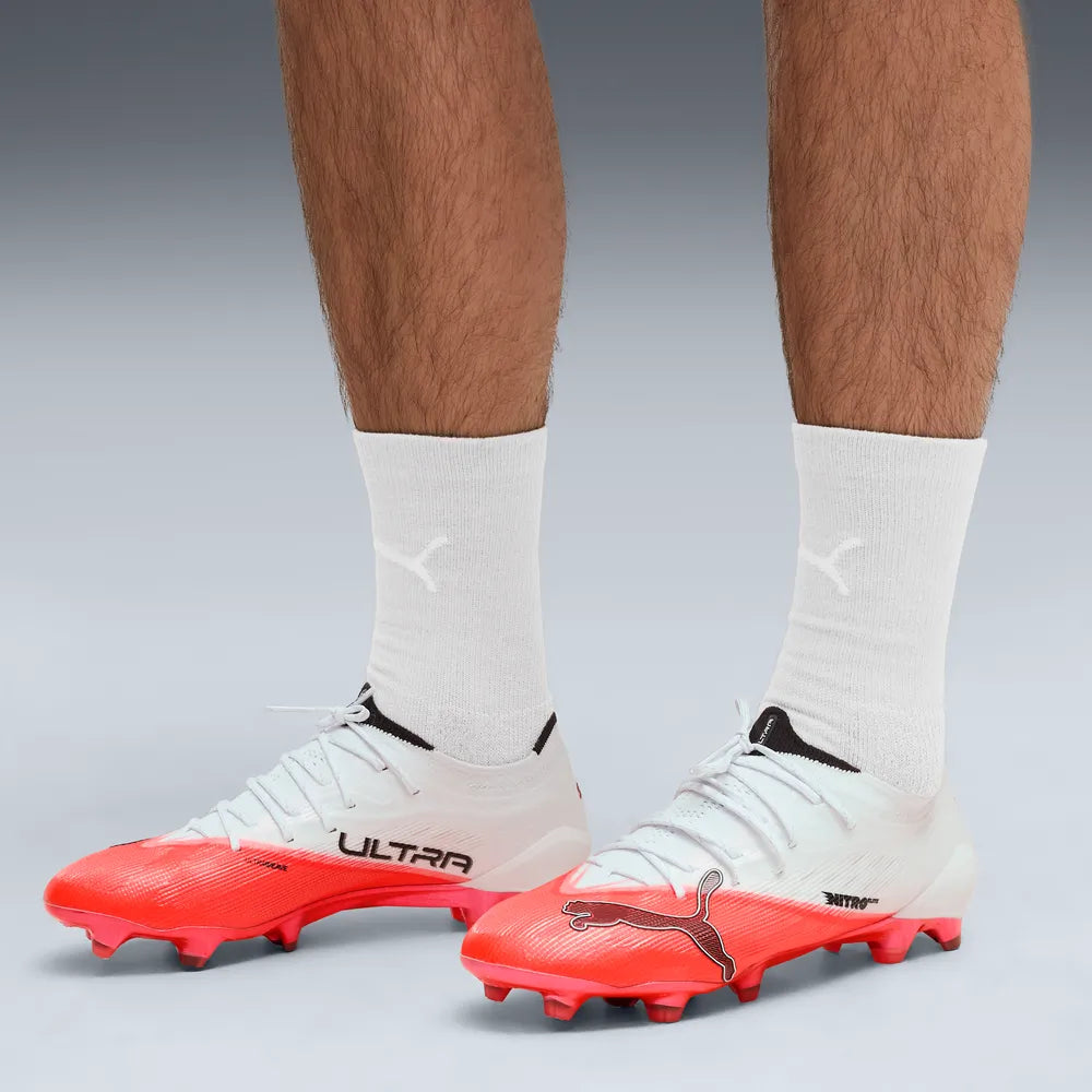 Puma Fußballschuhe Ultra Nitro 7 Ultimate FG, Ultra Red-PUMA Black-PUMA White