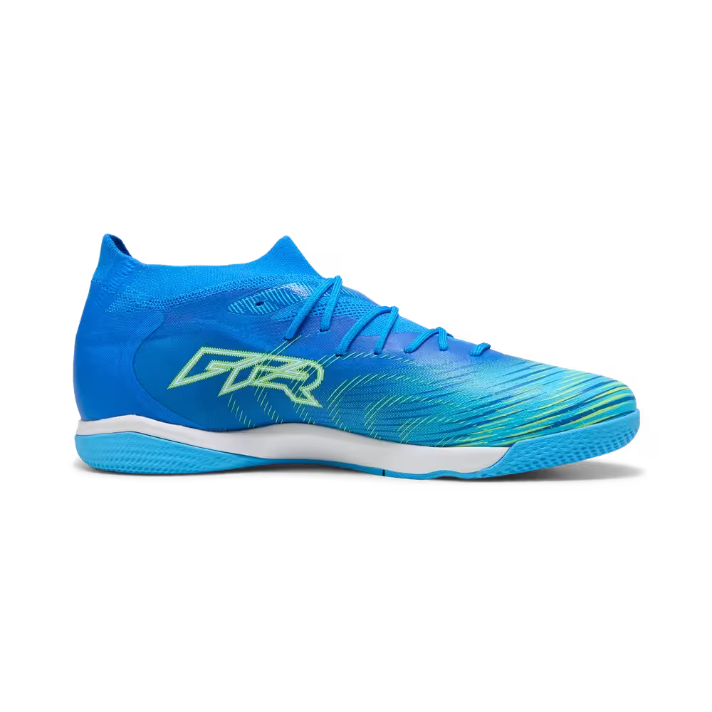 Puma Hallenfußballschuhe Future 9 Match IT, Ultra Blue-PUMA White-Luminous Blue-PUMA Black – Bild 