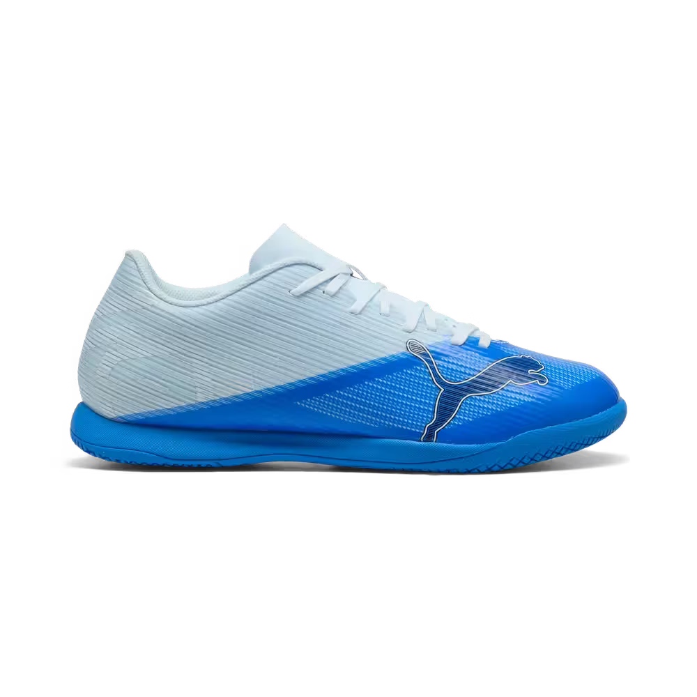 Puma Hallenfußballschuhe Ultra 7 Play IT, Ultra Blue-Icy Blue-PUMA Black-Lime Squeeze