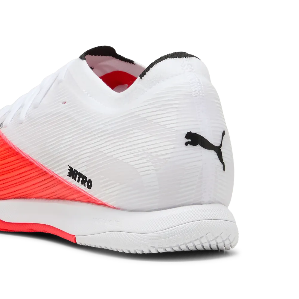 Puma Hallenfußballschuhe Ultra Nitro 7 Match IT, Ultra Red-Puma Black-Puma White – Bild 