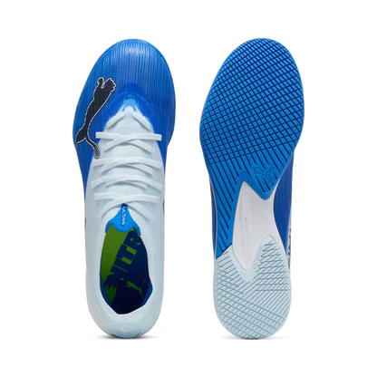 Puma Hallenfußballschuhe Ultra Nitro 7 Match IT, Ultra Blue-Icy Blue-PUMA Black-Lime Squeeze