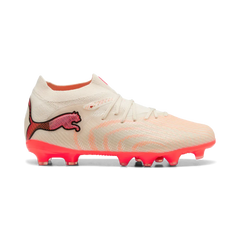 Puma Kinderfußballschuhe Future 9 Pro FG/AG, Sugared Almond-PUMA White-Ultra Red-PUMA Black
