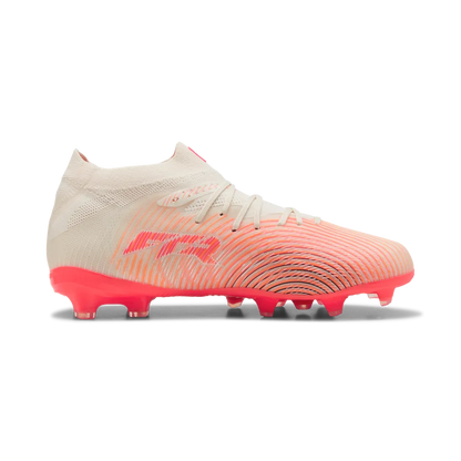 Puma Kinderfußballschuhe Future 9 Pro FG/AG, Sugared Almond-PUMA White-Ultra Red-PUMA Black