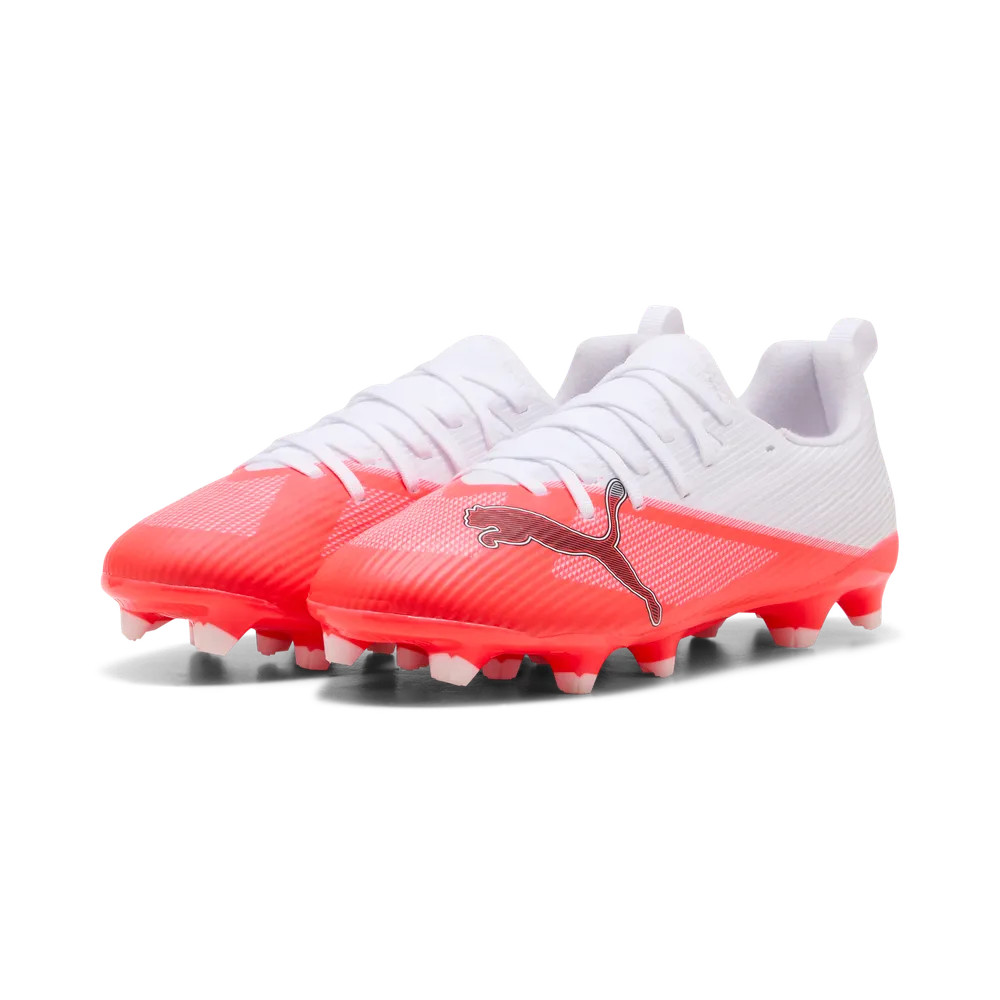 Puma Kinderfußballschuhe Ultra 7 Match FG/AG, ultra red/puma black – Bild 