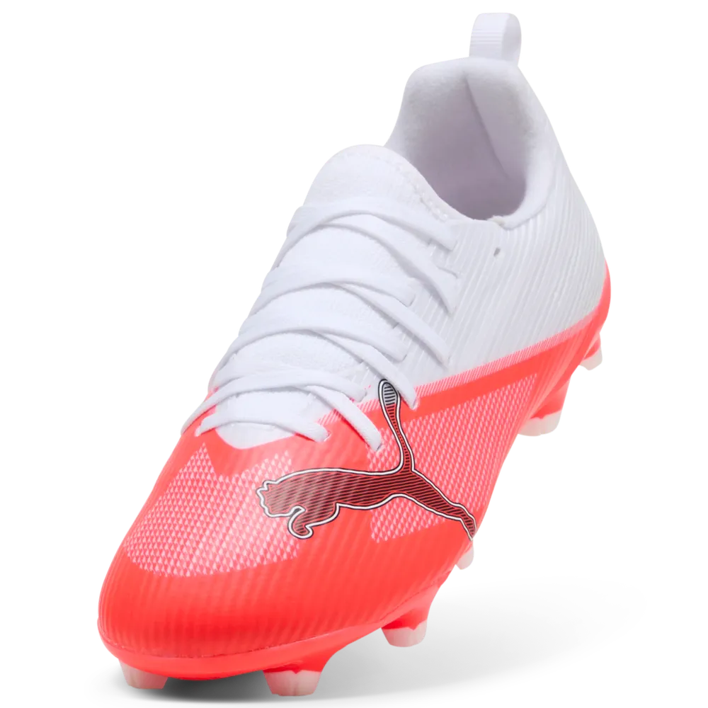Puma Kinderfußballschuhe Ultra 7 Match FG/AG, ultra red/puma black – Bild 