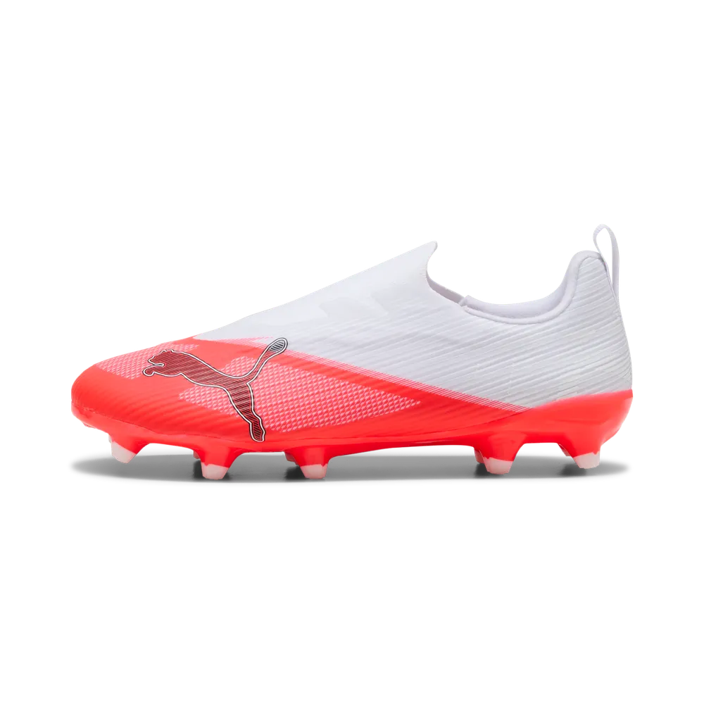 Puma Kinderfußballschuhe Ultra 7 Match LL FG/AG, Ultra Red-PUMA Black-PUMA White – Bild 