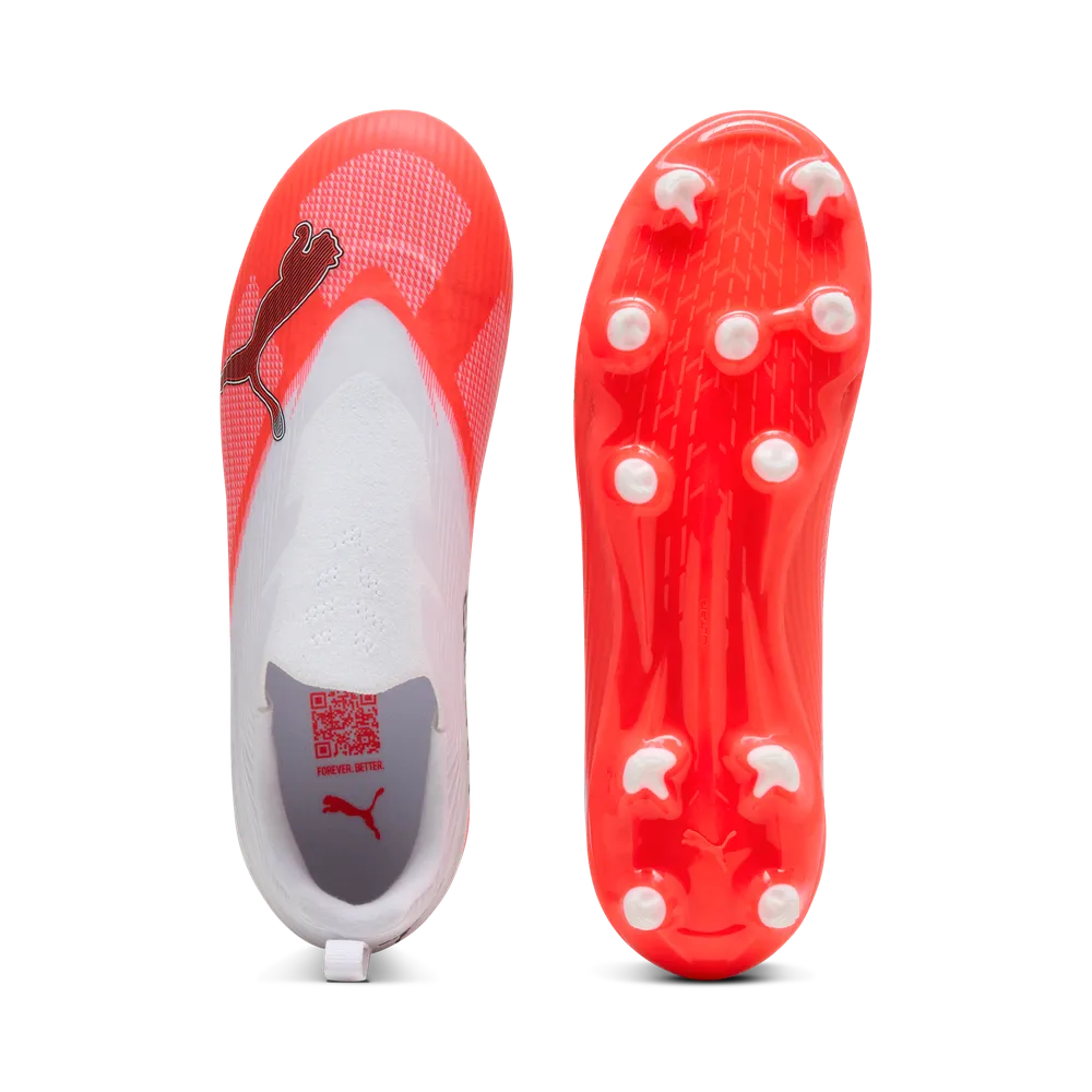 Puma Kinderfußballschuhe Ultra 7 Match LL FG/AG, Ultra Red-PUMA Black-PUMA White – Bild 