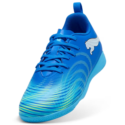 Puma Kinderhallenfußballschuhe Future 9 Play IT, Ultra Blue-PUMA White-Luminous Blue-PUMA Black