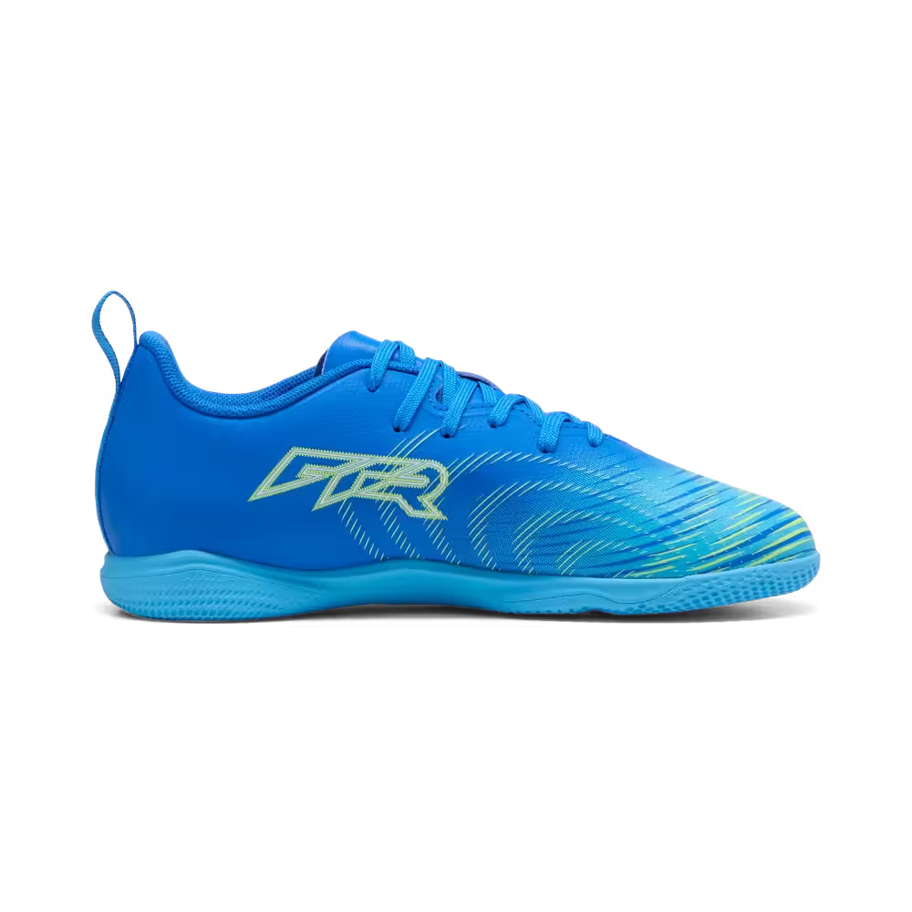 Puma Kinderhallenfußballschuhe Future 9 Play IT, Ultra Blue-PUMA White-Luminous Blue-PUMA Black – Bild 