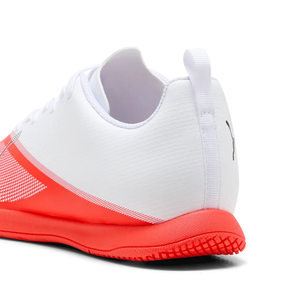 Puma Kinderhallenfußballschuhe Ultra 7 Play IT, Ultra Red-PUMA Black-PUMA White – Bild 