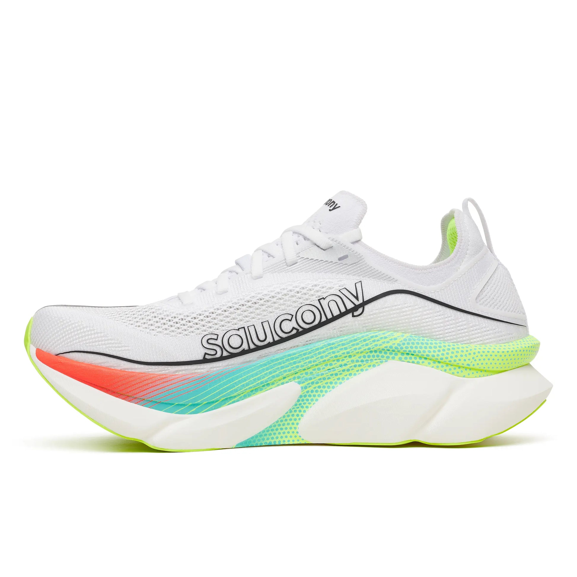 Saucony Laufschuhe Endorphin Elite 3, white/multi – Bild 