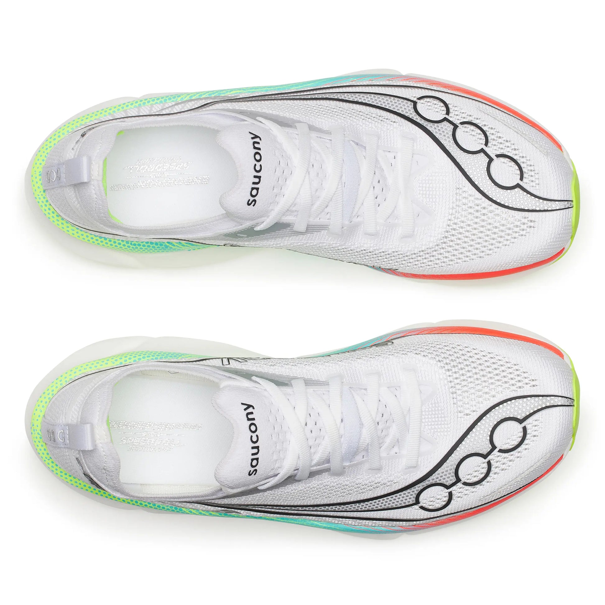 Saucony Laufschuhe Endorphin Elite 3, white/multi – Bild 