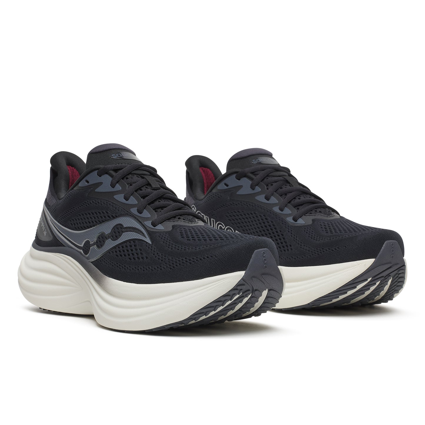 Saucony Herrenlaufschuhe Triumph 24, Black/Silver - machsport