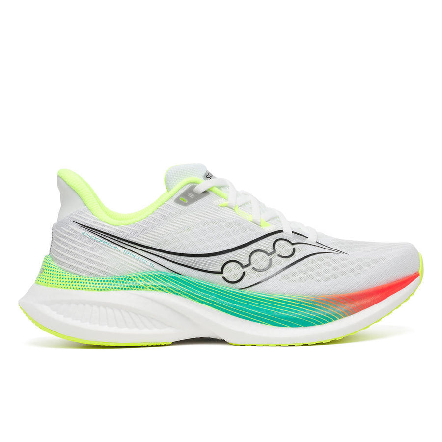 Saucony Herrenlaufschuhe Endorphin Speed 5, white/multi