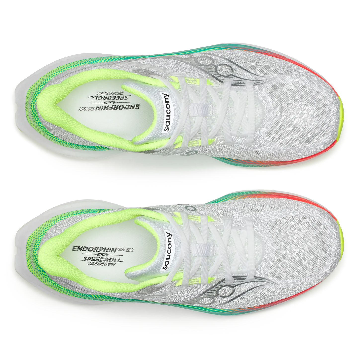 Saucony Damenlaufschuhe Endorphin Speed 5, white/multi