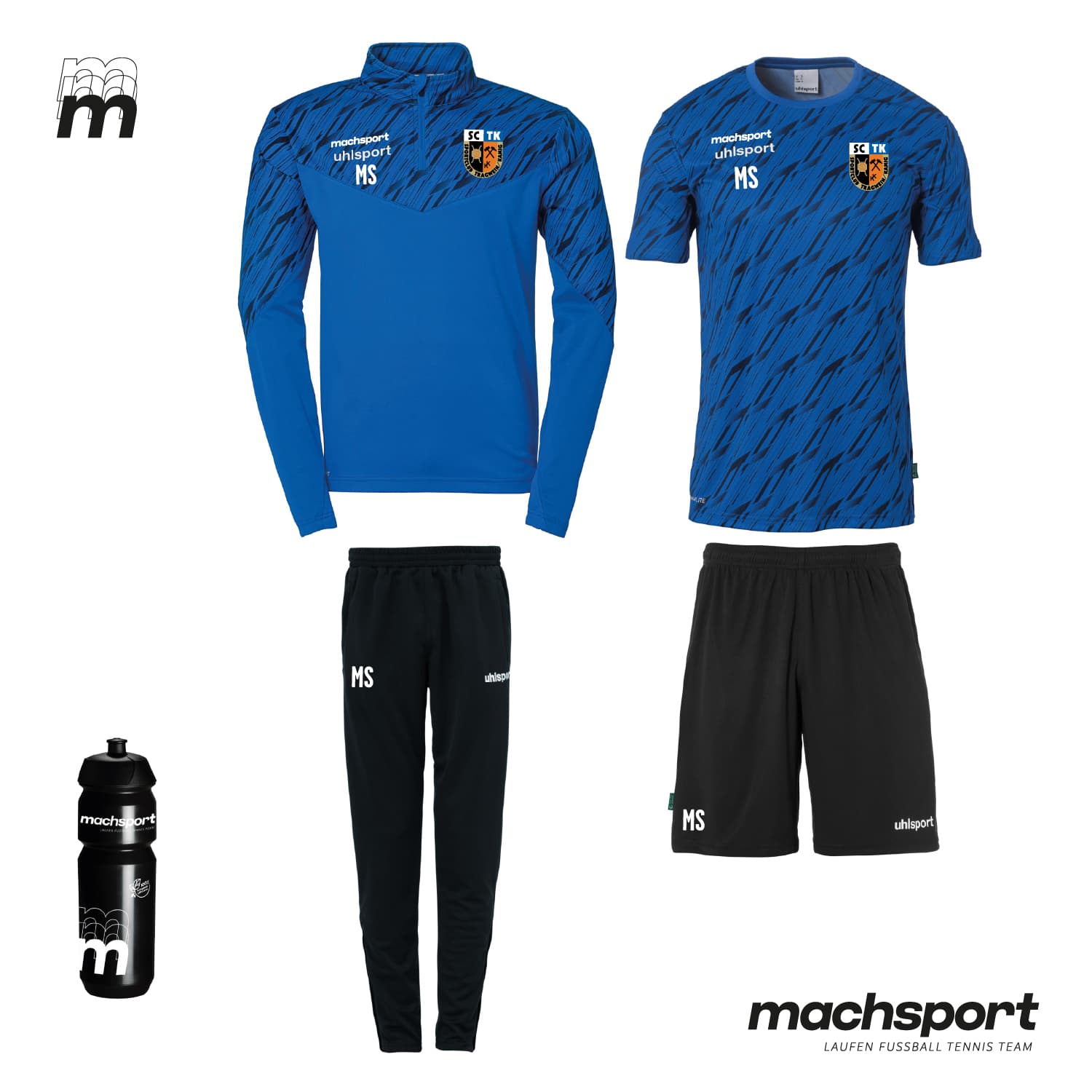 SC Tragwein/Kamig Trainingsset Ziptop - machsport – Bild 